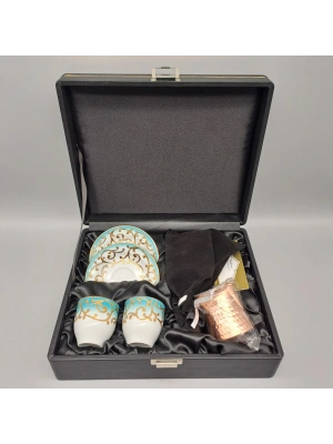 CEZVELİ TÜRK KAHVESİ TAKIMI 2 KİŞİLİK