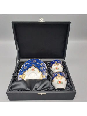 YASEMİN ÇİÇEKLİ TÜRK KAHVESİ TAKIMI