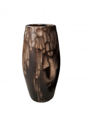 SERAMİK NAKED RAKU TEKNİĞİ İLE EL YAPIMI VAZO