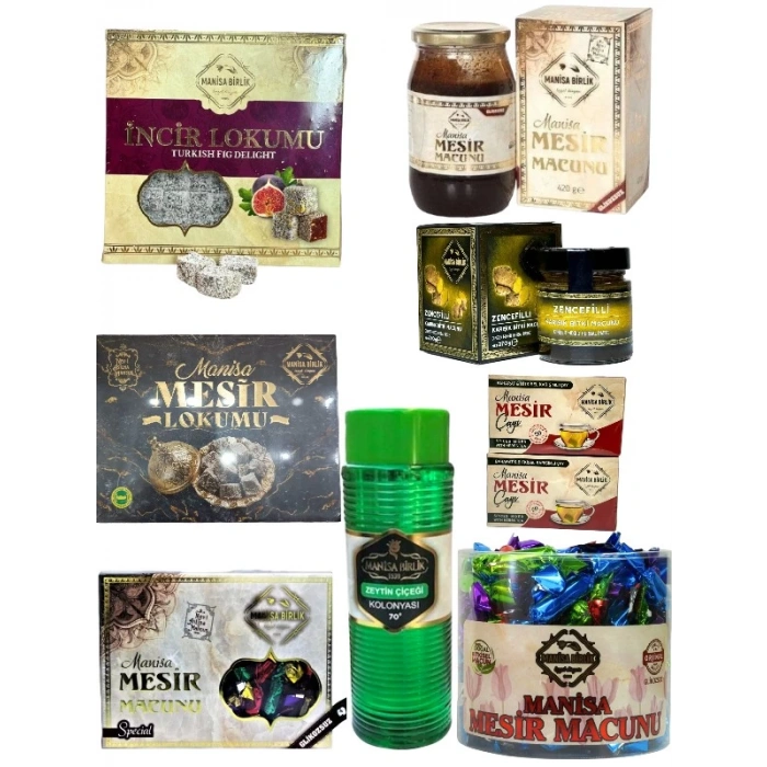 Manisa Birlik Bayram Paketi 8 Çeşit Ürün (mega)