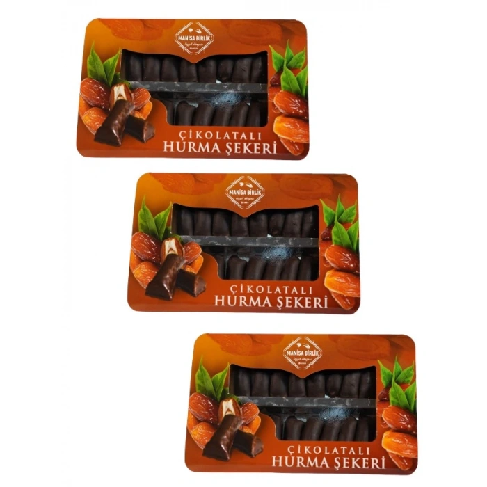 Çikolatalı Hurma Şekeri 250 Gr 3 Adet