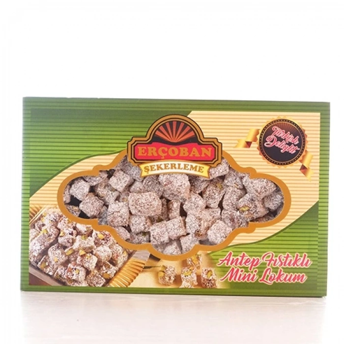 Erçoban Antep Fıstıklı Mini Lokumu 320 gr