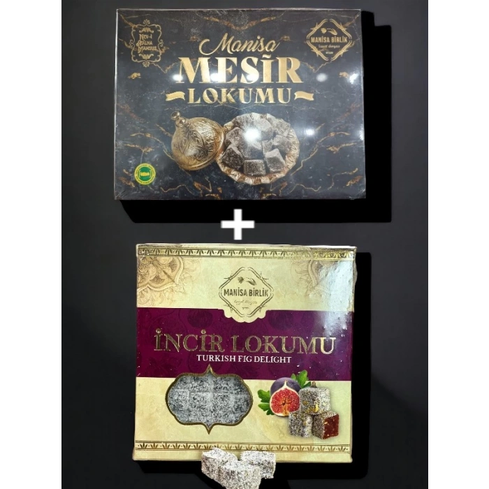 İncir Lokumu + Mesir Lokumu 2 li Paket