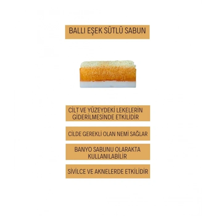 Kabak Lifli Eşşek Sütlü Sabun 8li Set
