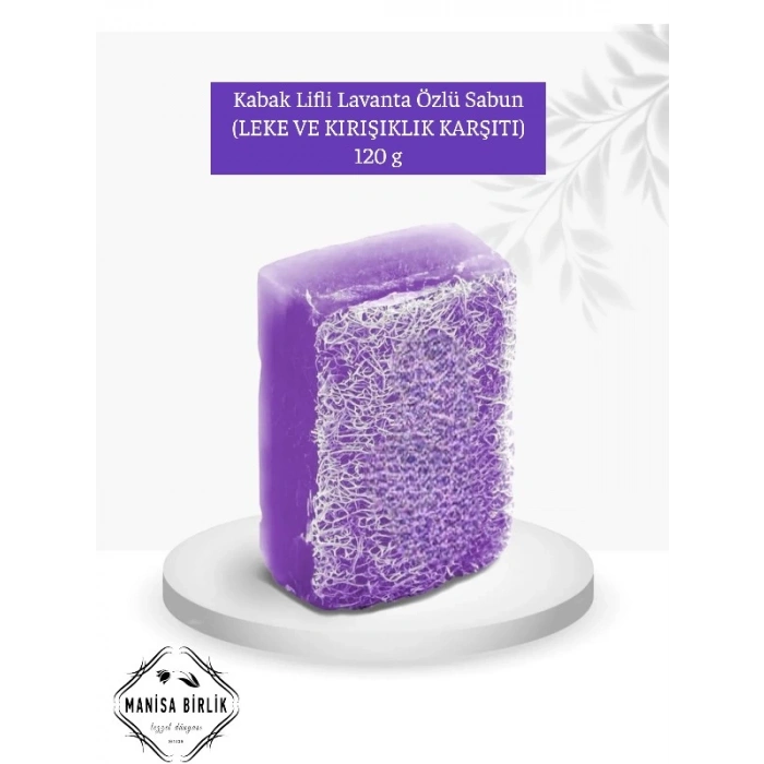 Kabak Lifli Lavantalı Sabun 120 Gr 1 adet