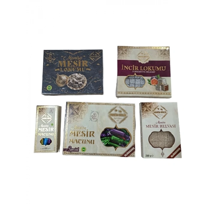 MANİSA BİRLİK MESİR MACUNU FIRSAT PAKETİ 5 ÇESİT ÜRÜN