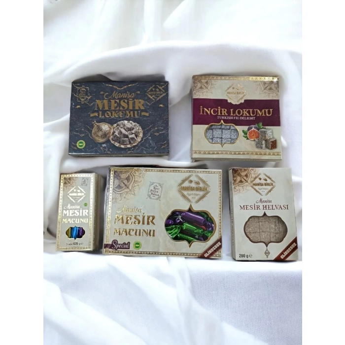 MANİSA BİRLİK MESİR MACUNU FIRSAT PAKETİ 5 ÇESİT ÜRÜN