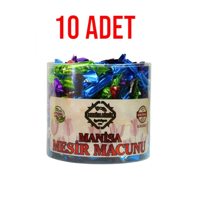 Manisa Birlik Mesir Macunu Küre 1 Kg 10 Adet