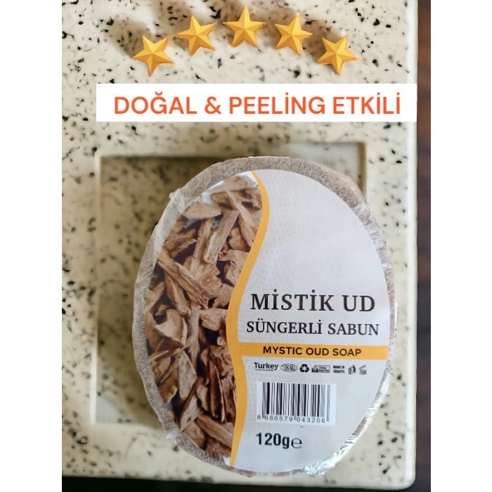 Süngerli Doğal Sabun Mistik 120 Gr 1 adet