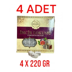 Manisa Birlik İncir Lokumu 300 GR 4 Adet