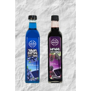 Karadut Özü + Yaban Mersini Özü 2li Set