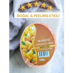 Süngerli Doğal Sabun Mango 120 Gr 1 adet