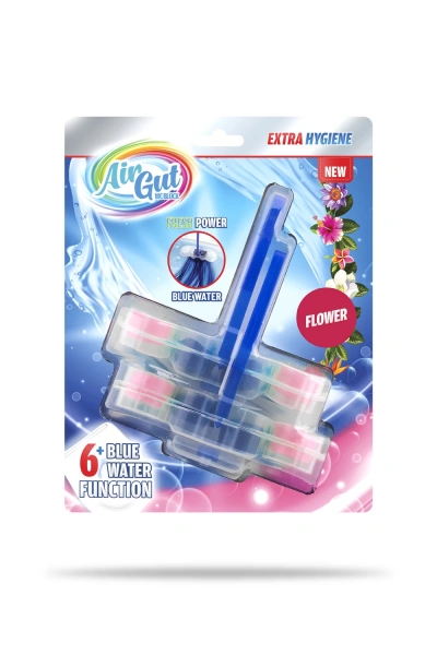 WC Blok Mavi Su - Çiçek - 2li