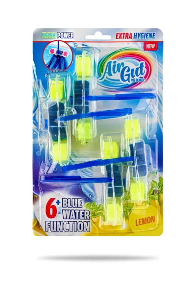 WC Blok Mavi Su - Limon - 4lü