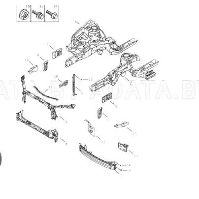 fc radyaör ön dikey braket orj