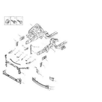 GEELY FC ÖN PANEL ALT KİRİŞİ