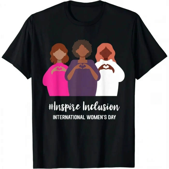 8 art Dünya Kadınlar Günü Baskılı Oversize Bisiklet Yaka Tshirt  iyah
