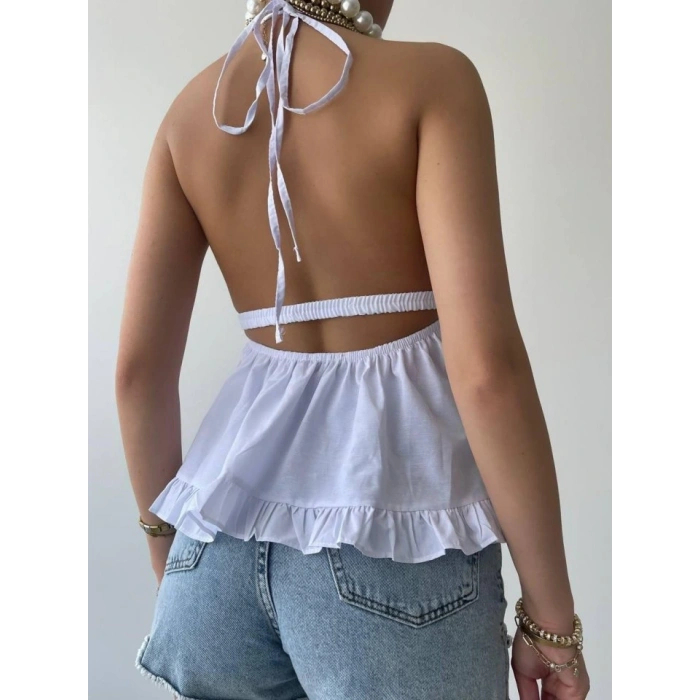 Agnes Sırt Detay Bluz