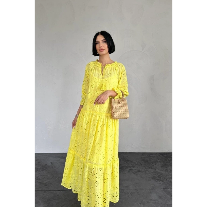 arı Dantelli New Elbise