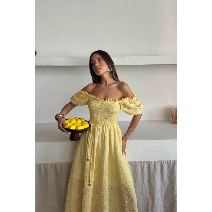 arı Gipeli Brode Elbise