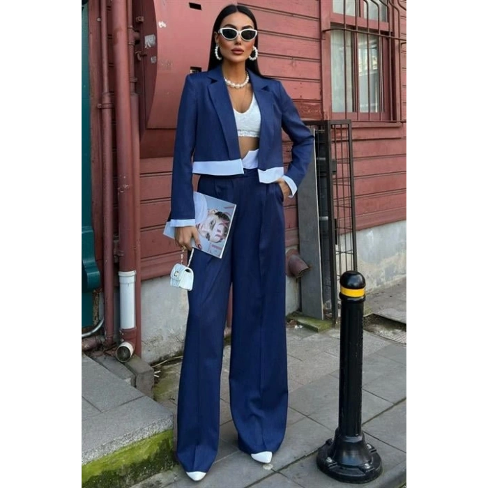 Audrey Crop Ceket Takım 10106