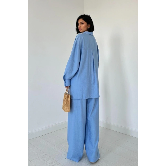 avi Alice Gömlek Ve Bol Kesim Pantolon Takım