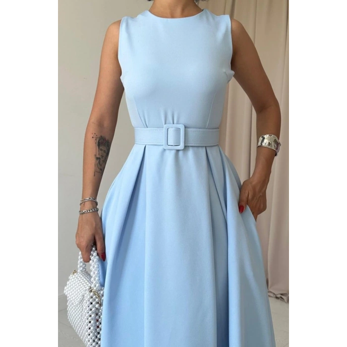 Bebe avi Halter Yaka Kloş Elbise