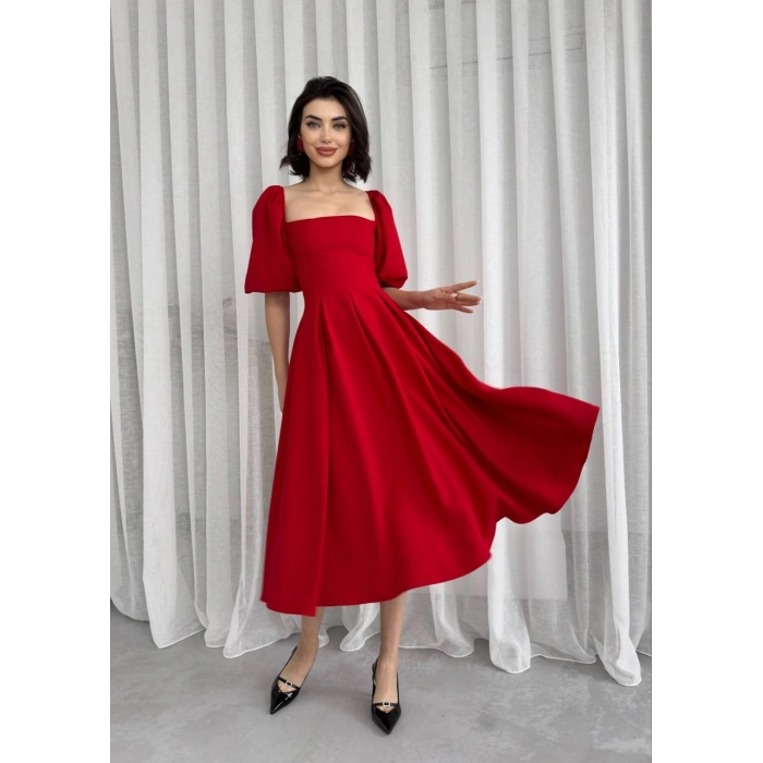 Benjamin Çan Etekli Midi Boy Elbise