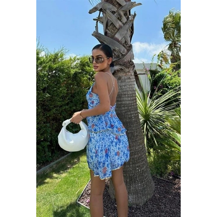 Cheryl Gold Pul Detaylı Elbise 247508