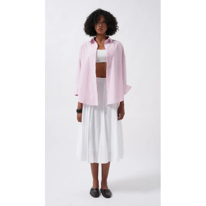 Çizgili Basic Gömlek