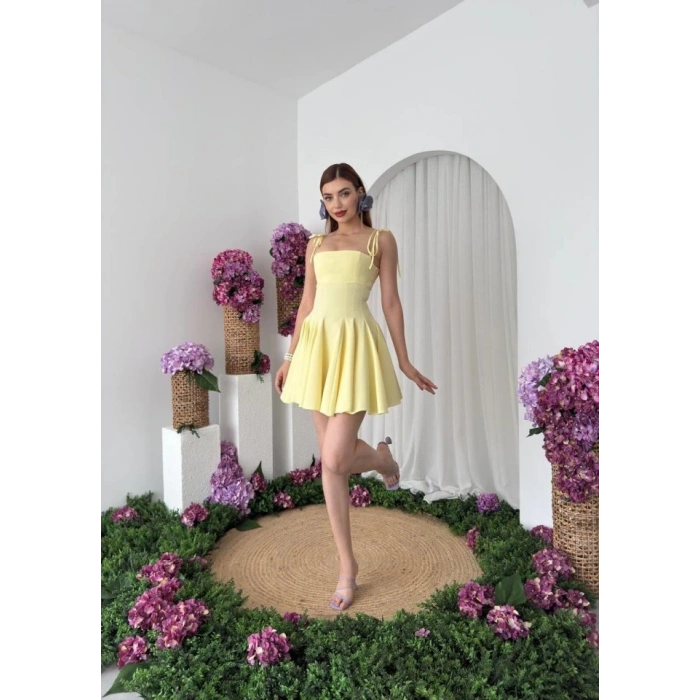 Clara Askılı ini Elbise