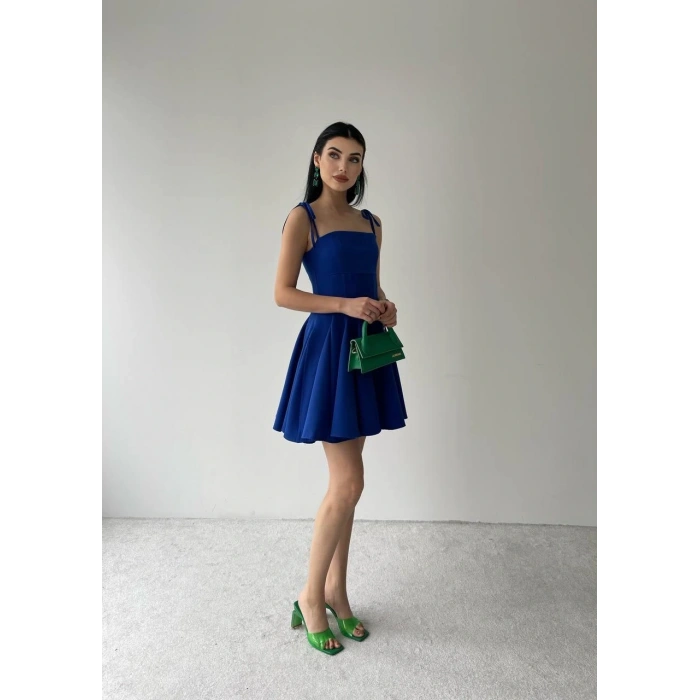 Clara Askılı Mini Elbise