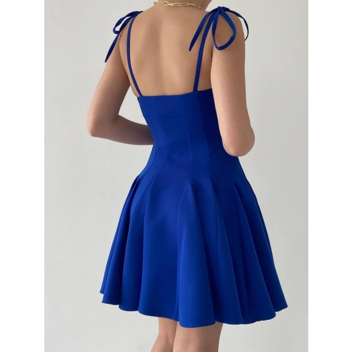 Clara Askılı Mini Elbise