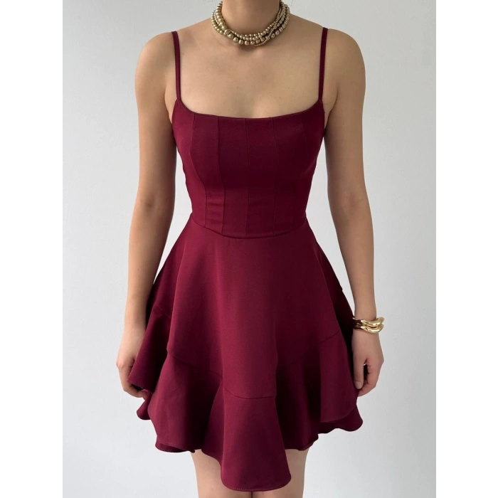 Common İp Askılı Elbise