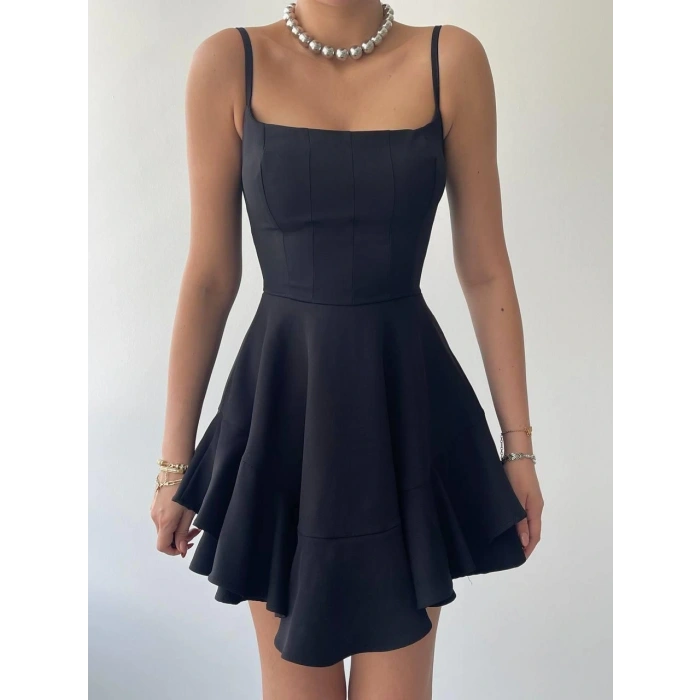 Common İp Askılı Elbise