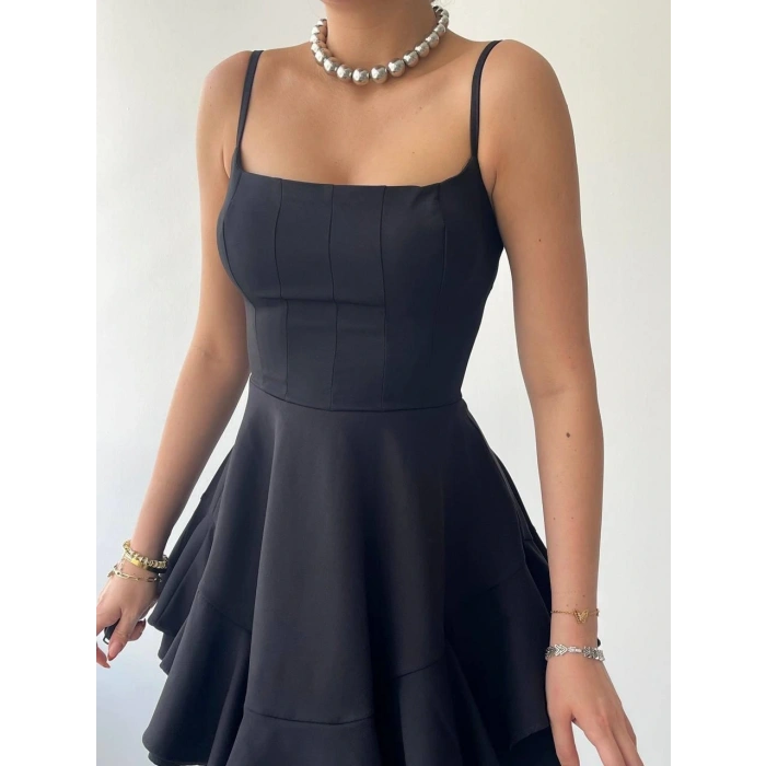 Common İp Askılı Elbise