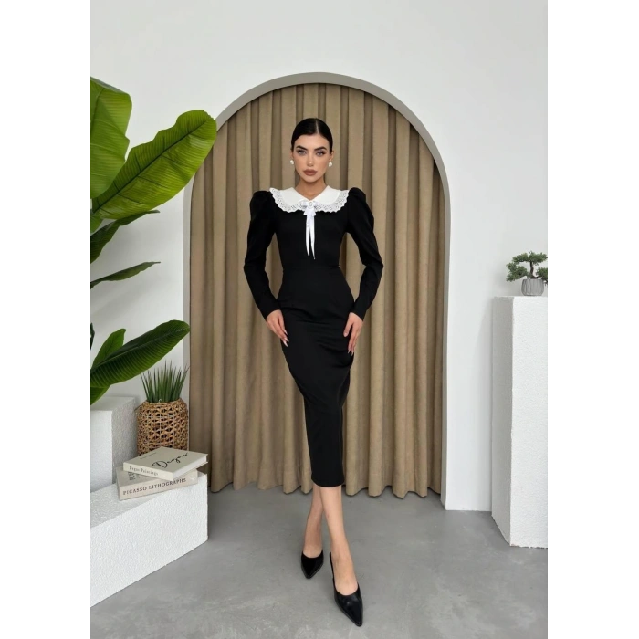 Coventry Yakalı Elbise