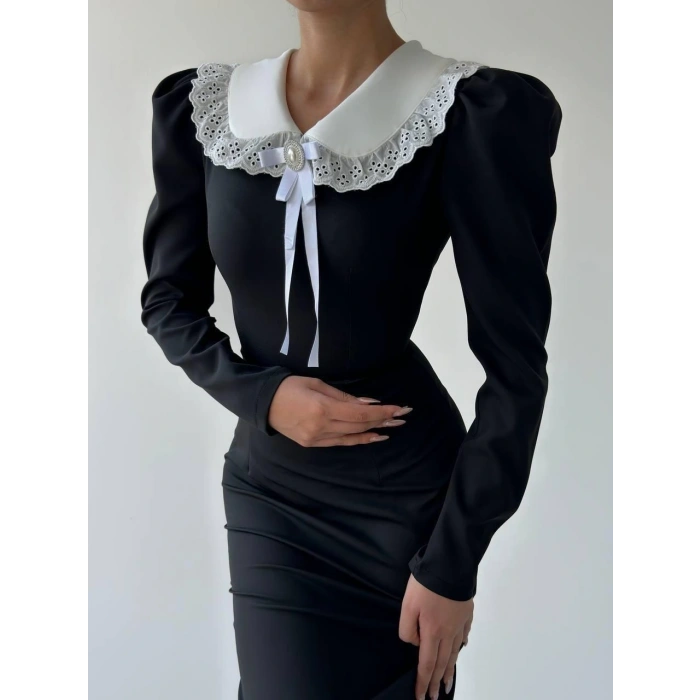 Coventry Yakalı Elbise