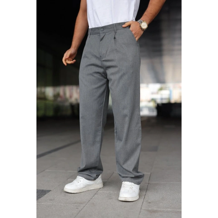 Erkek Beli astikli Baggy Pantolon