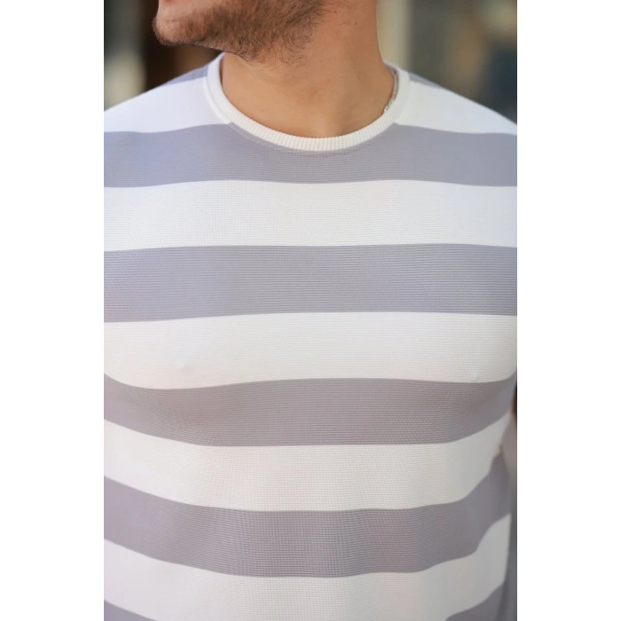 Erkek çift Renk Pamuklu örme Kumaş Kısa Kollu Tshirt