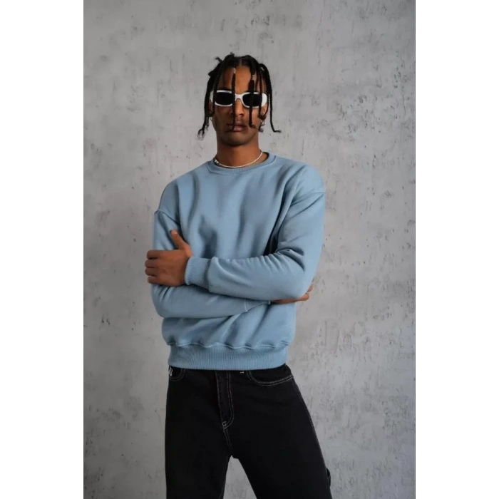 Erkek Düz Bisiklet Yaka weat  avi