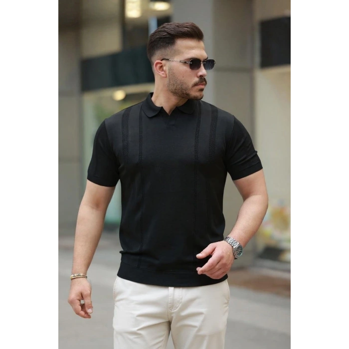 Erkek Hemşire Yaka Kısa Kollu Tişört