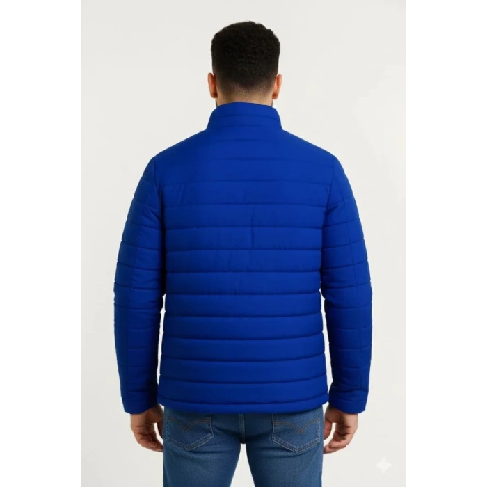 Erkek ikro u İtici Kapitone Baskılı Astarlı Fermuarlı Bomber ont  aks avisi