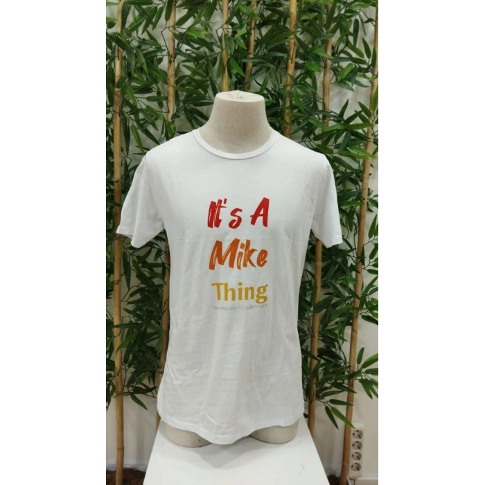 Erkek It Is A Mike Thing Baskılı Erkek Tshirt