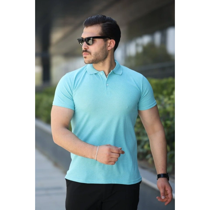 Erkek Kısa Kollu Yakalı Tişört