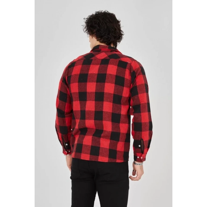 Erkek Oduncu Gömlek  Kırmızı