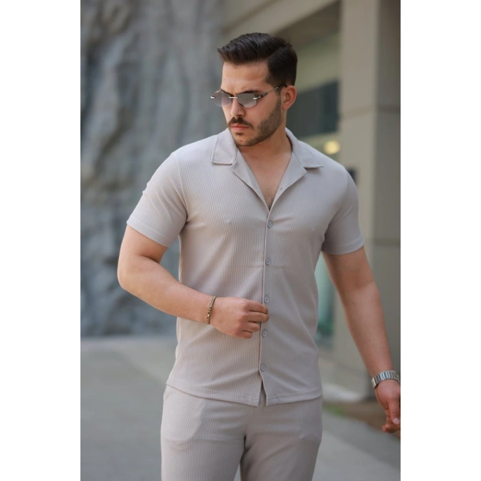 Erkek Ottoman Kumaş Pantolon Gömlek Takım