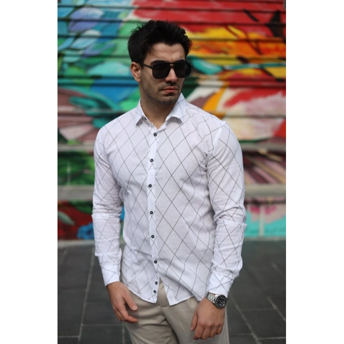 Erkek şamre Kumaş Gömlek