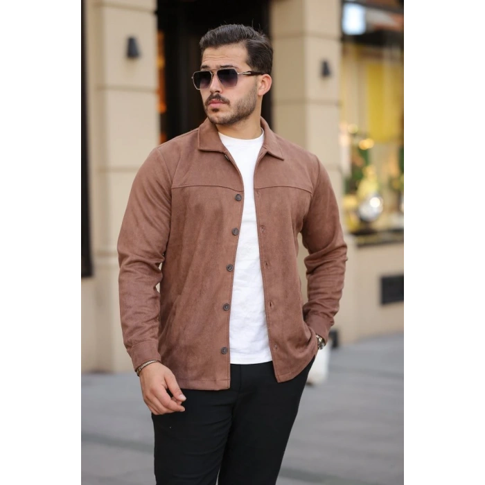 Erkek Süet Ceket Gömlek