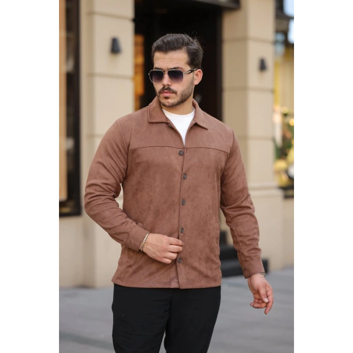 Erkek Süet Ceket Gömlek